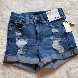 NWT Aeropostale High Rise Shorts - SIZE: 000